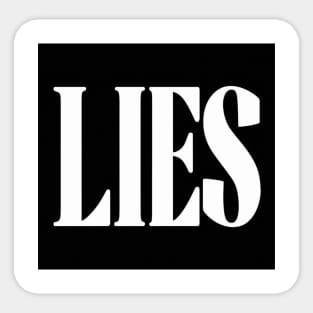 LIES Sticker